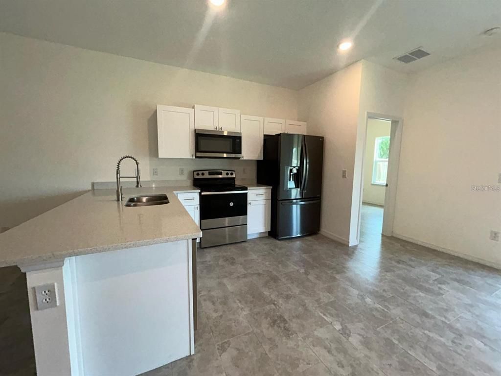 Interior, Kitchen, Recessed Lighting, Stainless Steel Appliances