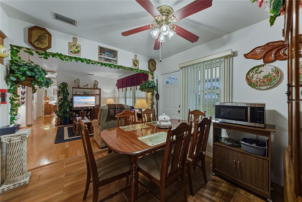 Dining room, Interior, Wood Texture Flooring