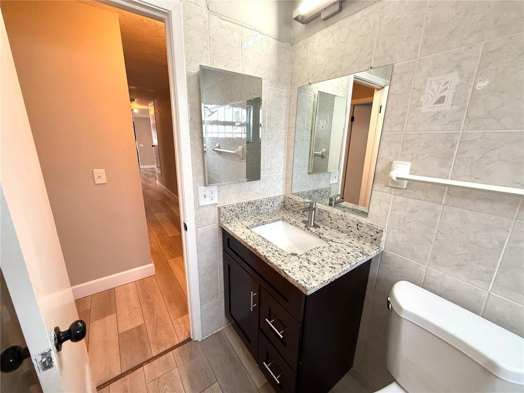 Bathroom, Interior, Wood Texture Flooring