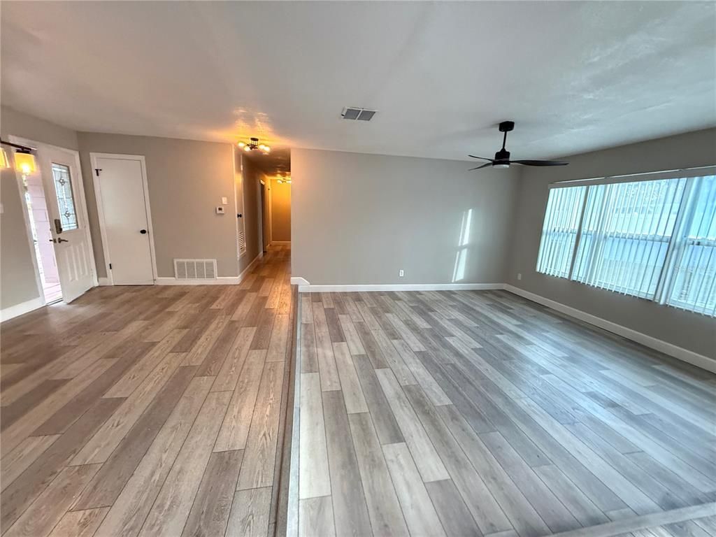 Empty room, Interior, Wood Texture Flooring
