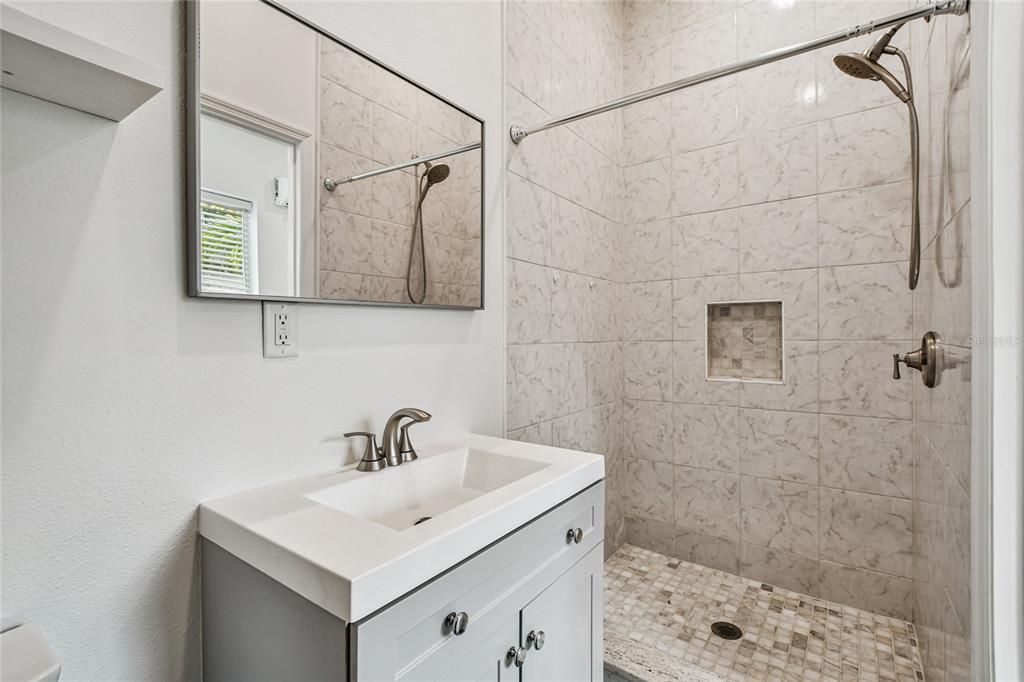 Bathroom, Interior, Marble Walls