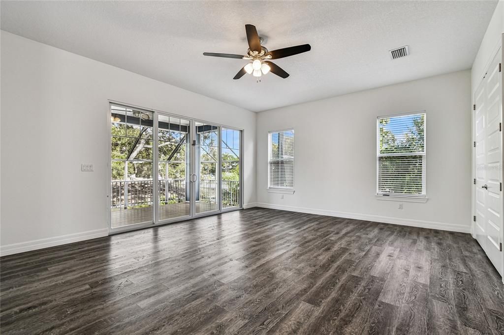 Empty room, Interior, Wood Texture Flooring