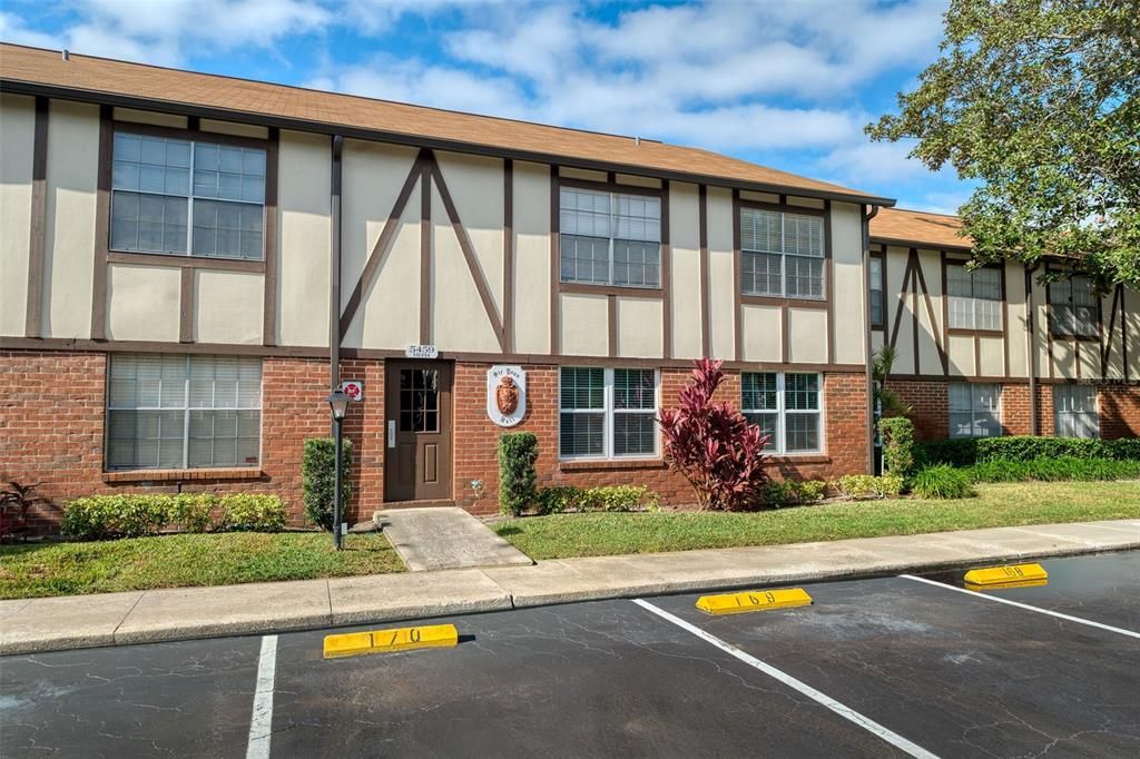 Exterior, Facade, Brick Facade, Tudor Revival