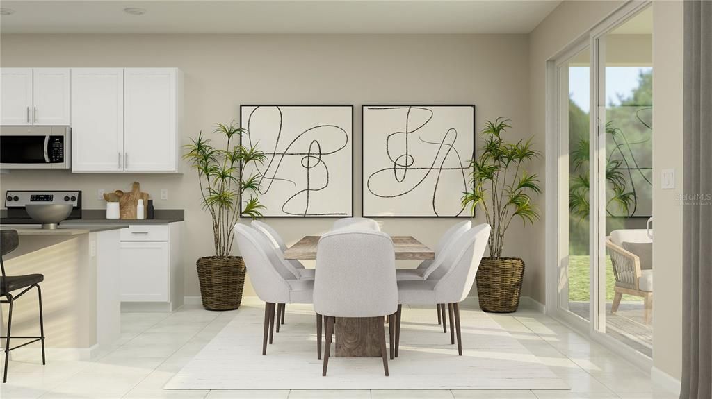 Dining room, Interior