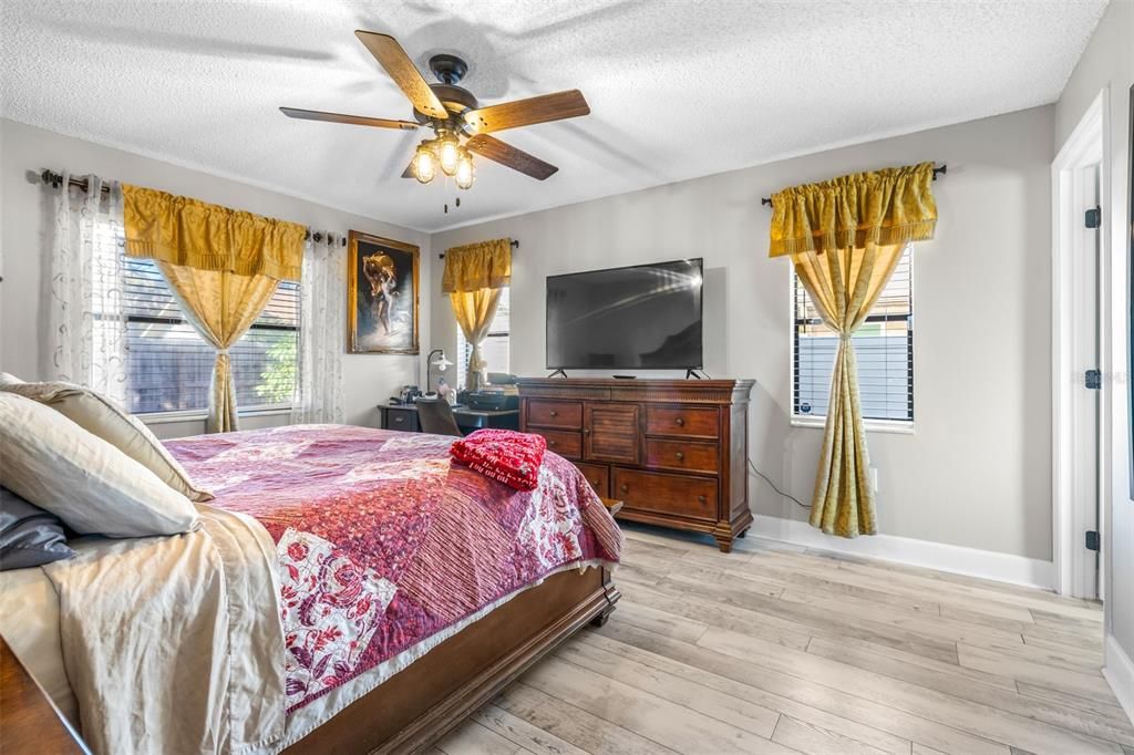 Bedroom, Interior, Wood Texture Flooring