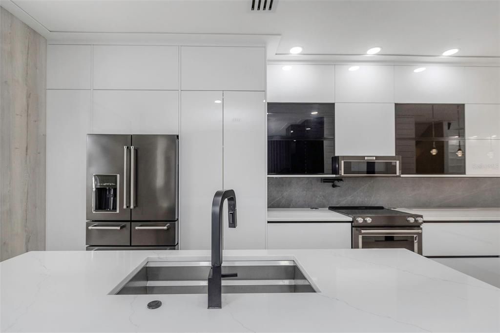 Interior, Kitchen, Recessed Lighting, Stainless Steel Appliances