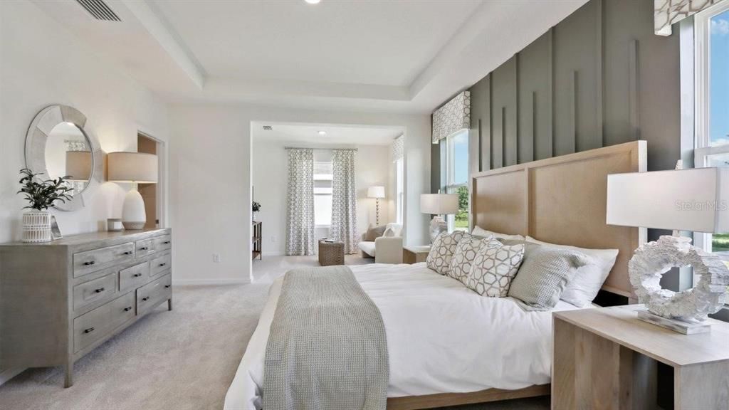 Bedroom, Interior, Recessed Lighting