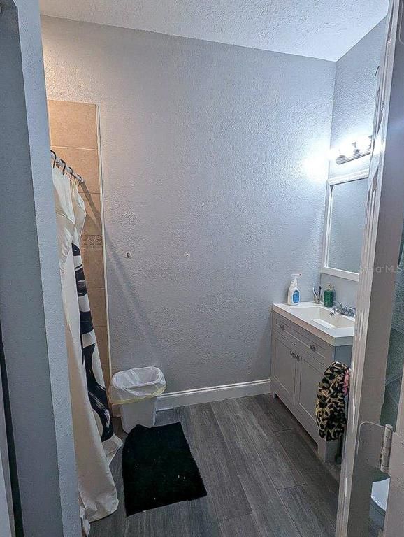 Bathroom, Interior, Wood Texture Flooring