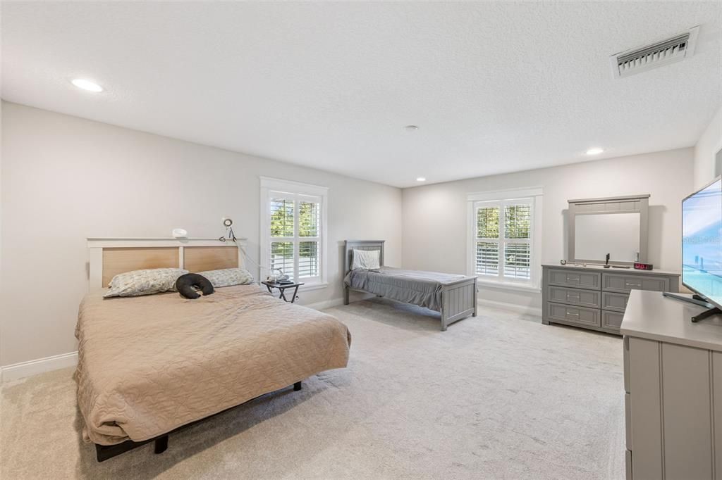 Bedroom, Interior, Recessed Lighting