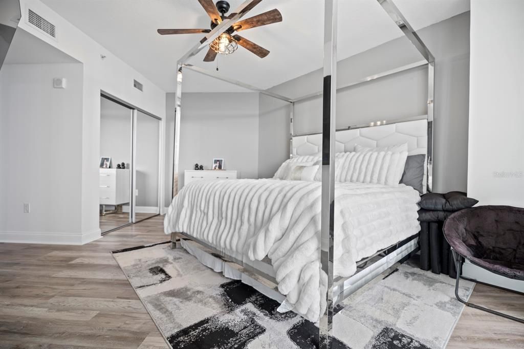 Bedroom, Interior, Wood Texture Flooring