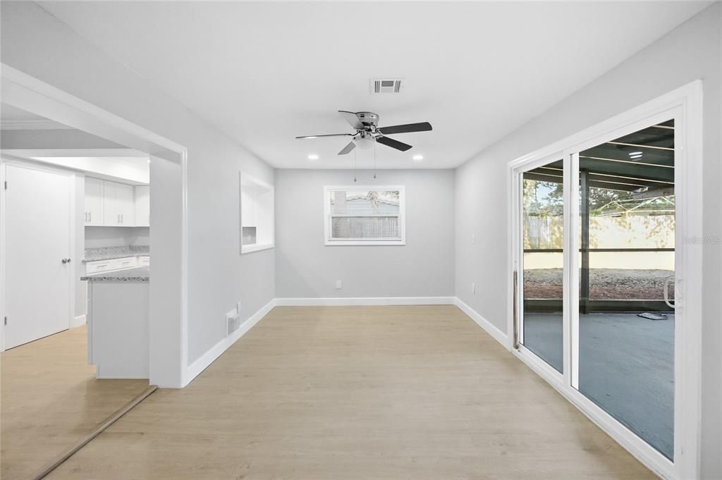 Interior, Recessed Lighting, Wood Texture Flooring