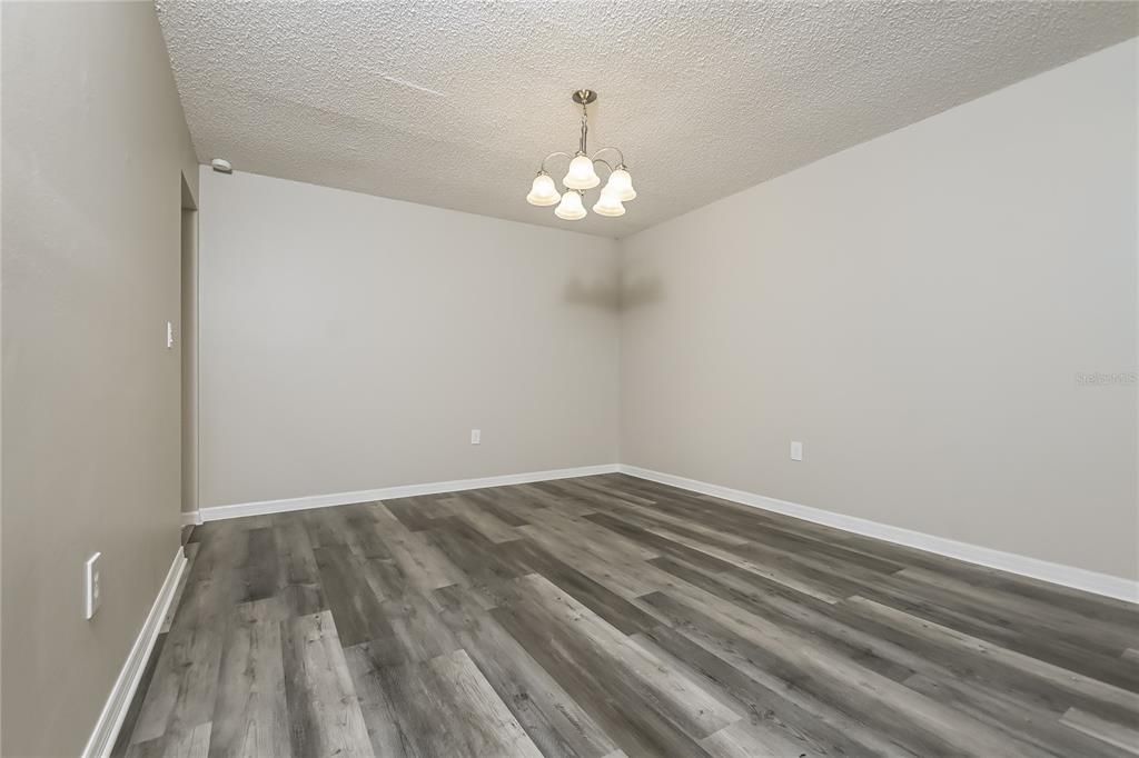 Chandelier, Empty room, Interior, Wood Texture Flooring