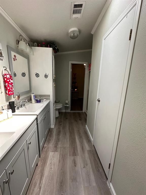 Bathroom, Interior, Wood Texture Flooring