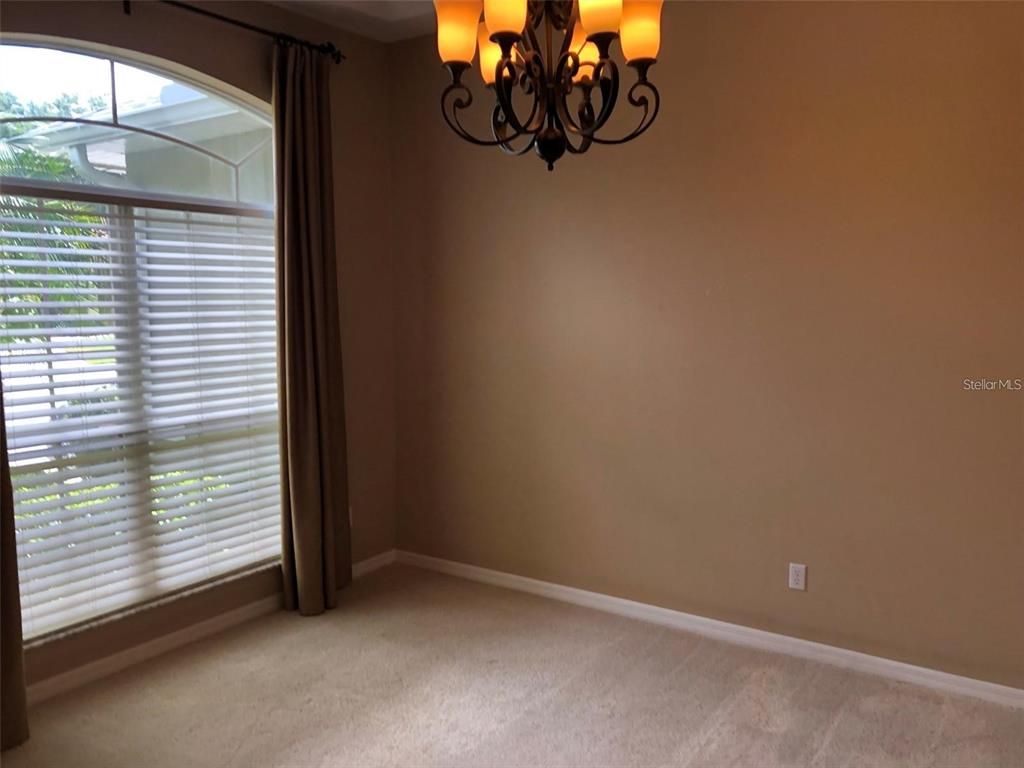 Chandelier, Empty room, Interior