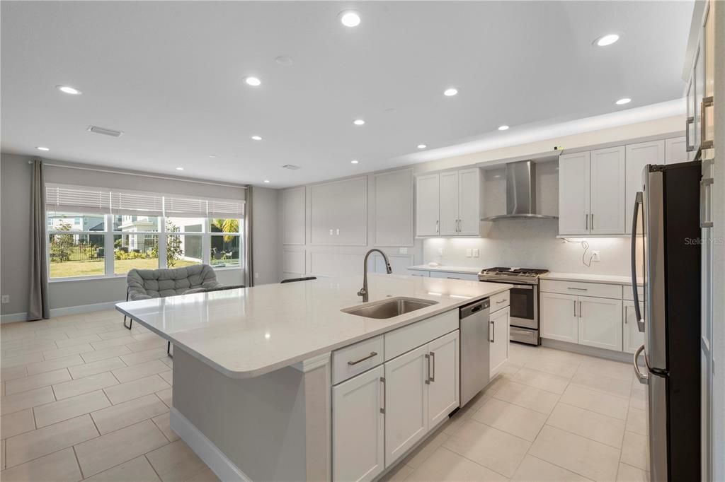 Interior, Kitchen, Recessed Lighting, Stainless Steel Appliances