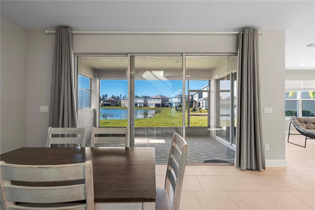 Dining room, Interior, Water