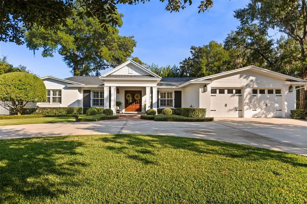 Attached, Exterior, Facade, Ranch