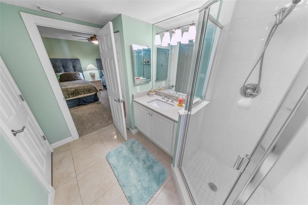 Bathroom, Bedroom, Glass Shower, Interior