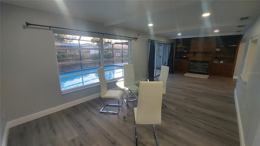 Interior, Recessed Lighting, Wood Texture Flooring