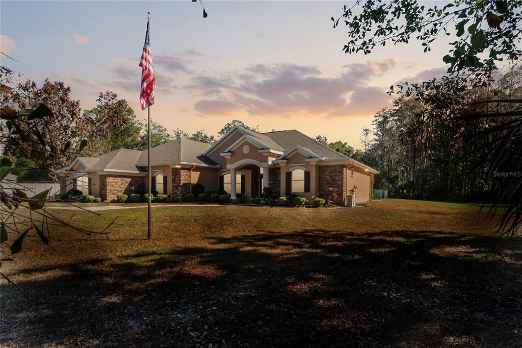 Attached, Backyard, Exterior, Facade, Ranch