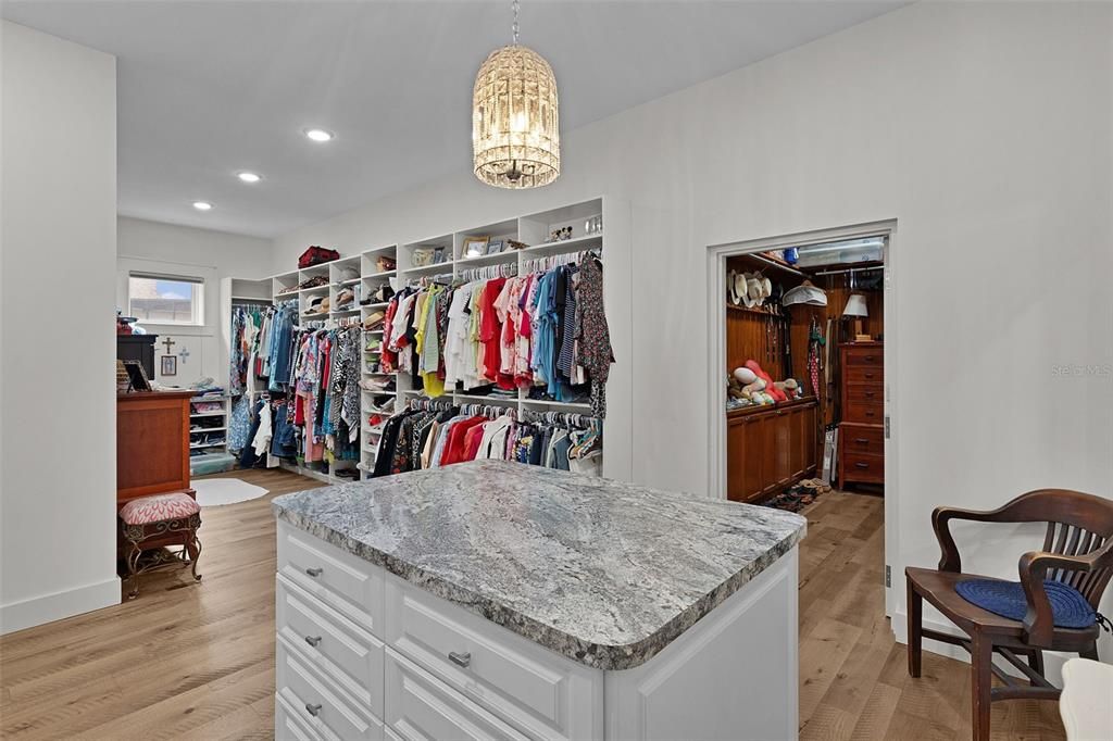 Interior, Recessed Lighting, Walk-in Closets, Wood Texture Flooring
