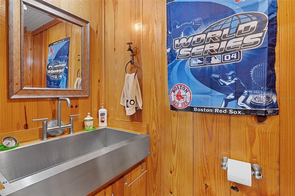 Bathroom, Interior, Wooden Walls