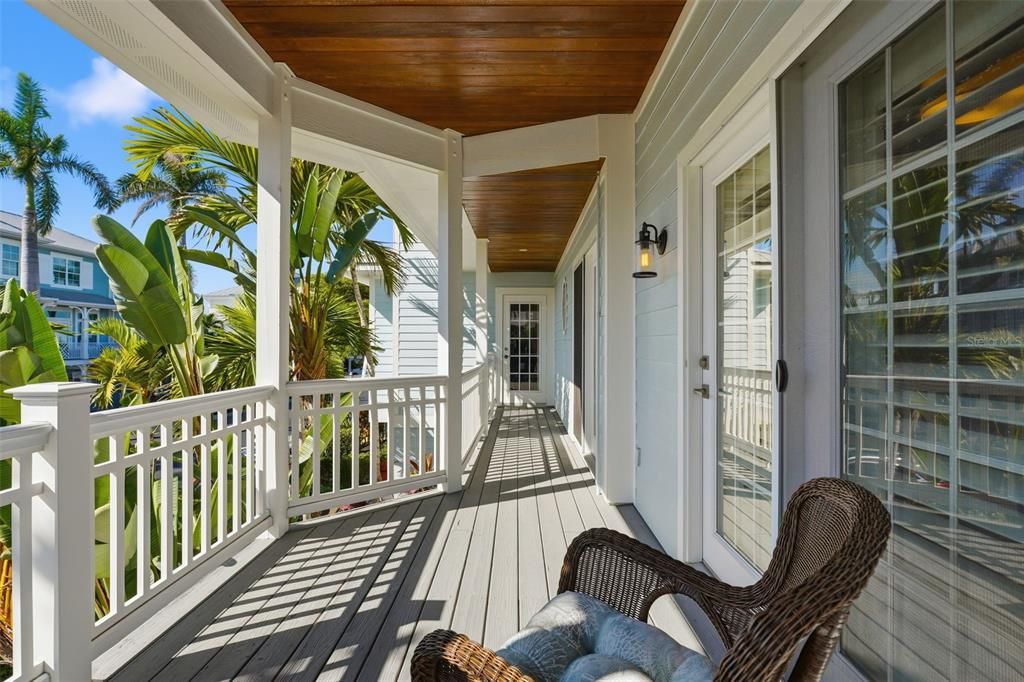 Exterior, Wood Texture Flooring
