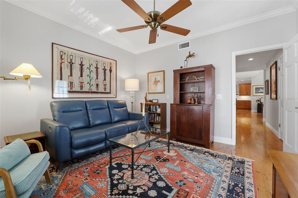 Interior, Kitchen, Living room, Recessed Lighting, Wood Texture Flooring