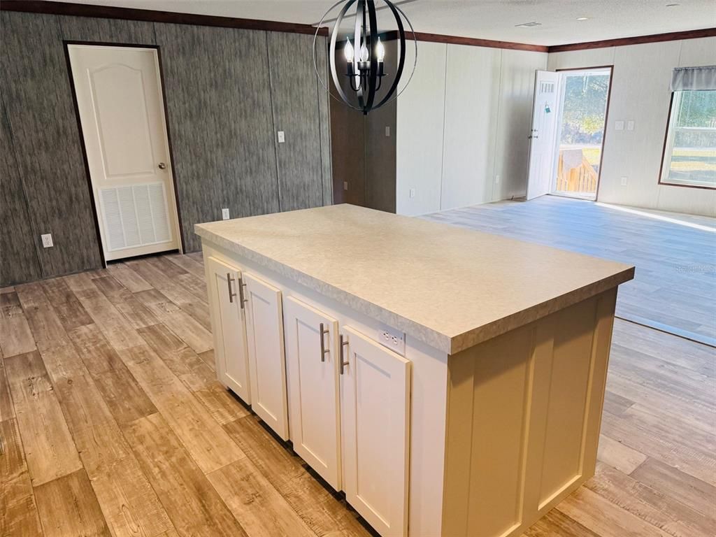 Interior, Pendant Lights, Wood Texture Flooring