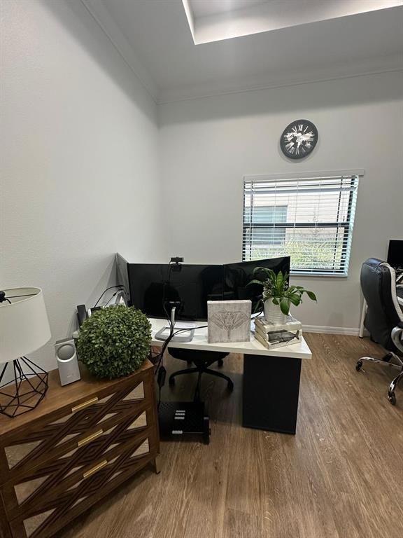 Home Office, Interior, Wood Texture Flooring