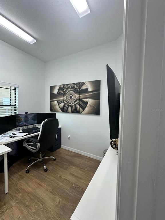 Home Office, Interior, Wood Texture Flooring