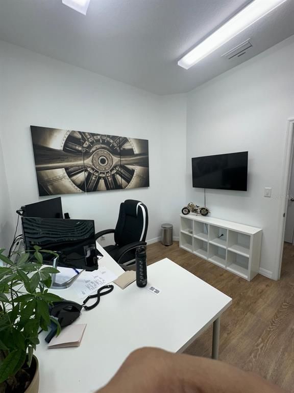 Home Office, Interior, Wood Texture Flooring