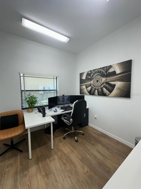 Home Office, Interior, Wood Texture Flooring