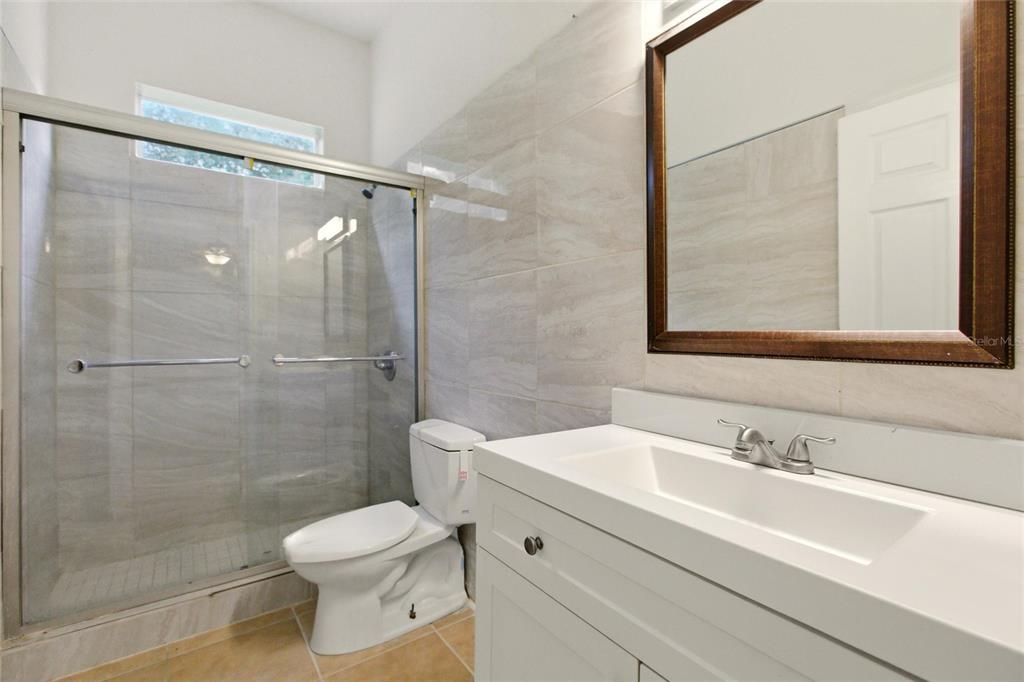 Bathroom, Glass Shower, Interior