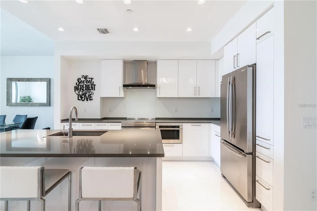 Interior, Kitchen, Recessed Lighting, Stainless Steel Appliances