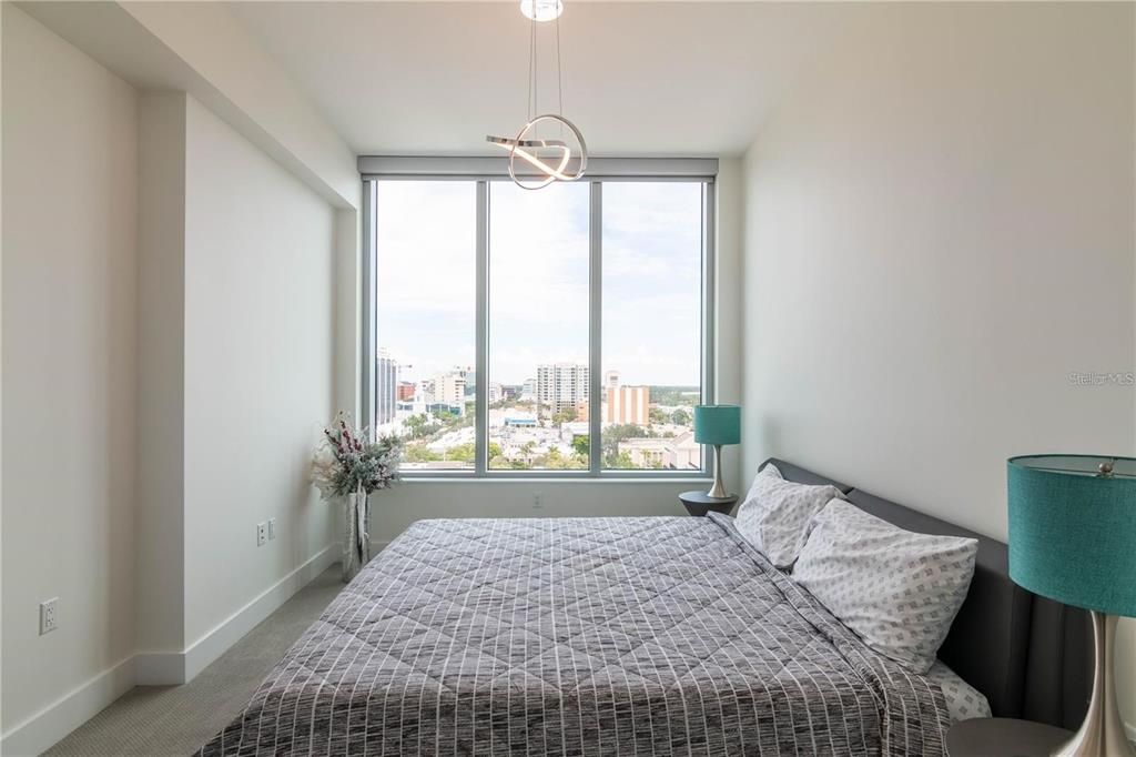 Bedroom, Interior, Pendant Lights