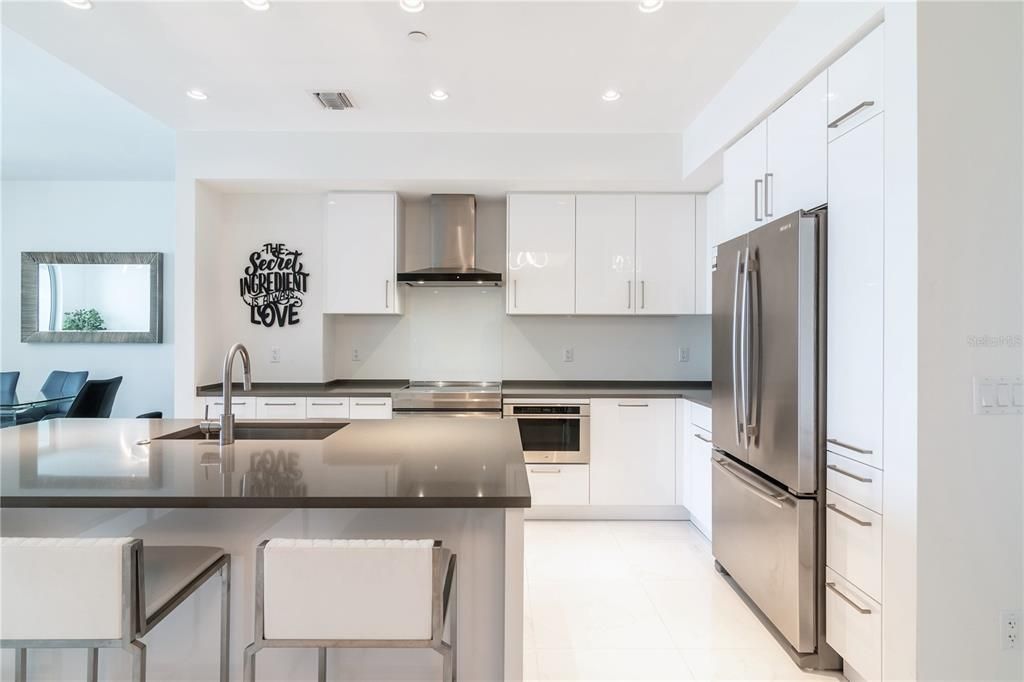 Interior, Kitchen, Recessed Lighting, Stainless Steel Appliances