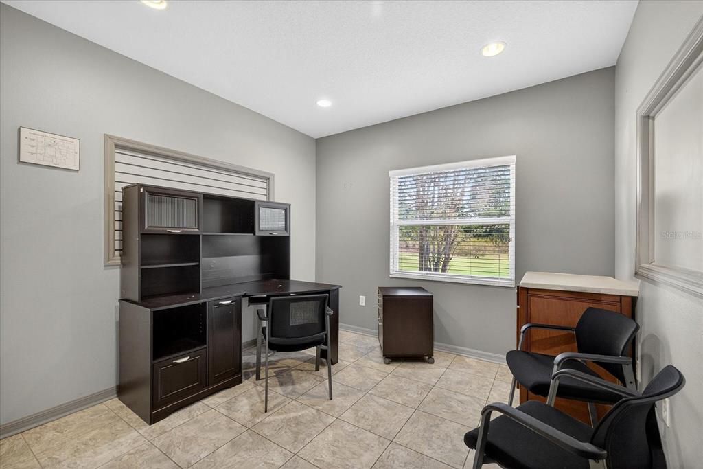 Home Office, Interior, Recessed Lighting