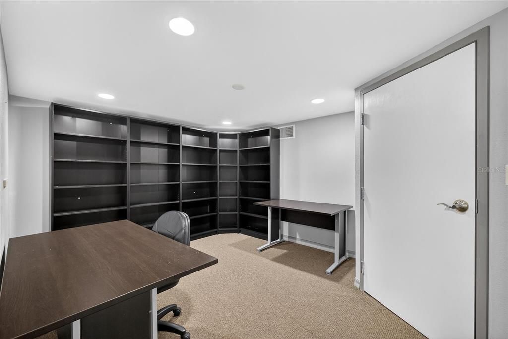 Home Office, Interior, Recessed Lighting