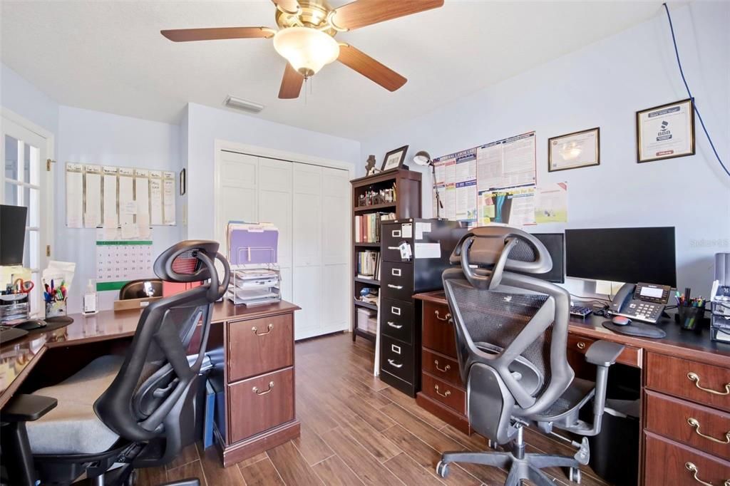 Home Office, Interior, Wood Texture Flooring