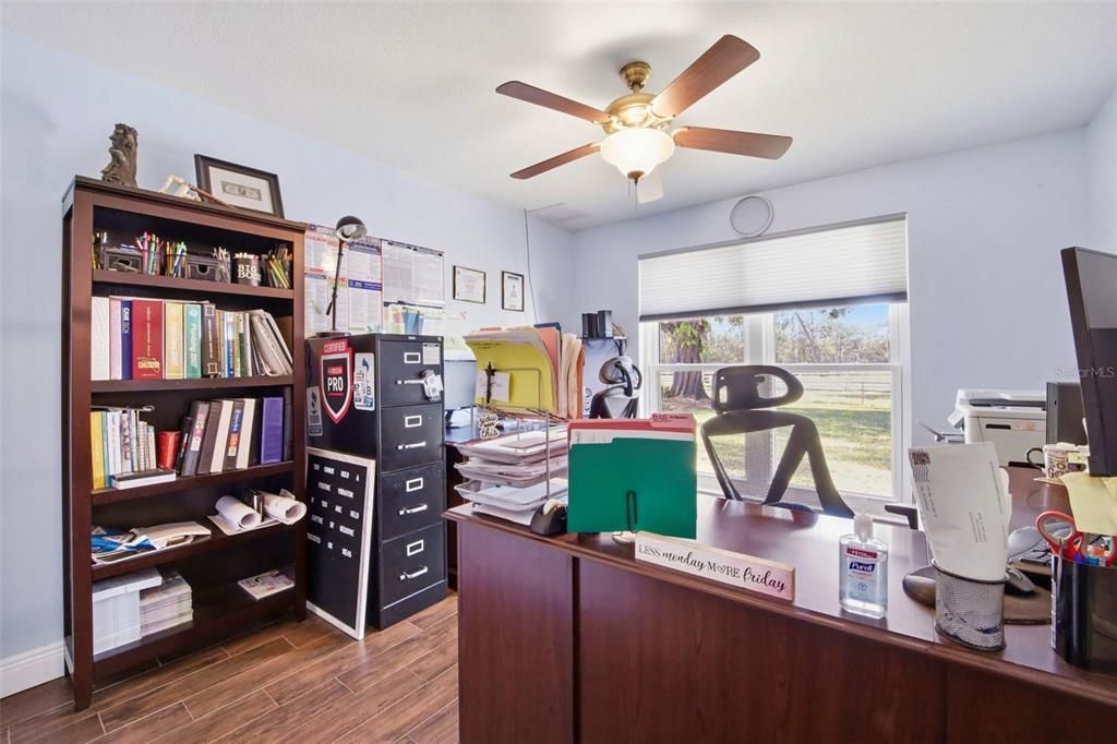 Home Office, Interior, Wood Texture Flooring