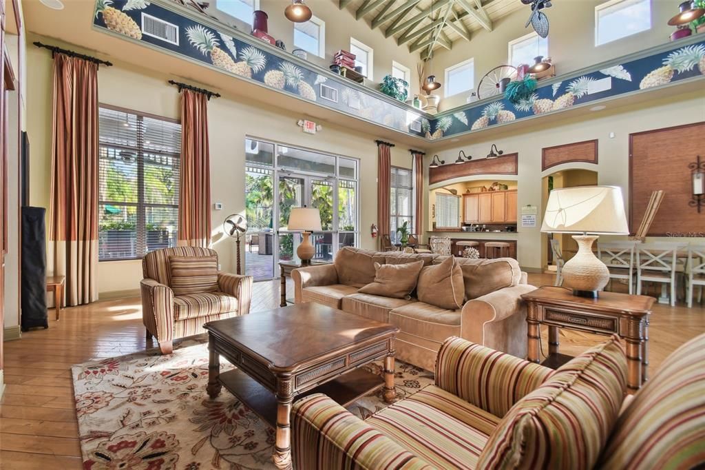 Interior, Living room, Pendant Lights, Wood Texture Flooring