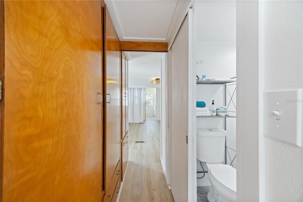 Bathroom, Interior, Wood Texture Flooring