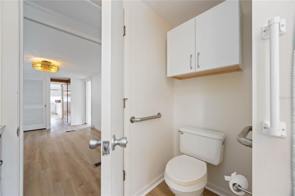 Bathroom, Interior, Wood Texture Flooring
