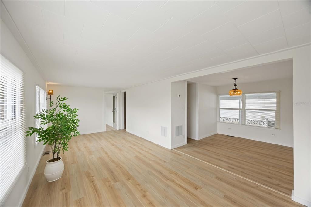 Empty room, Interior, Wood Texture Flooring