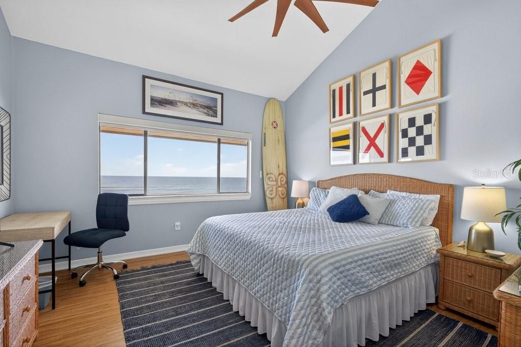 Bedroom, Interior, Water, Wood Texture Flooring