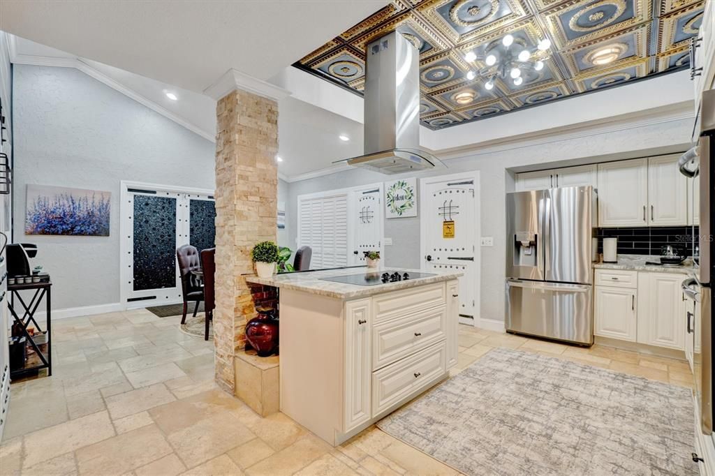 Interior, Kitchen, Recessed Lighting, Stainless Steel Appliances