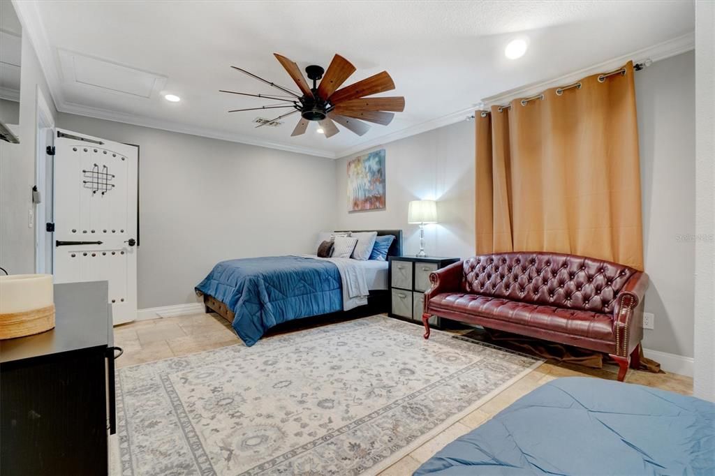 Bedroom, Interior, Recessed Lighting