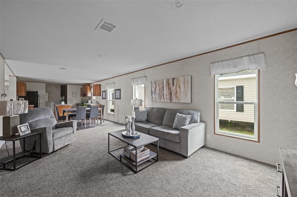 Dining room, Interior, Living room, Recessed Lighting