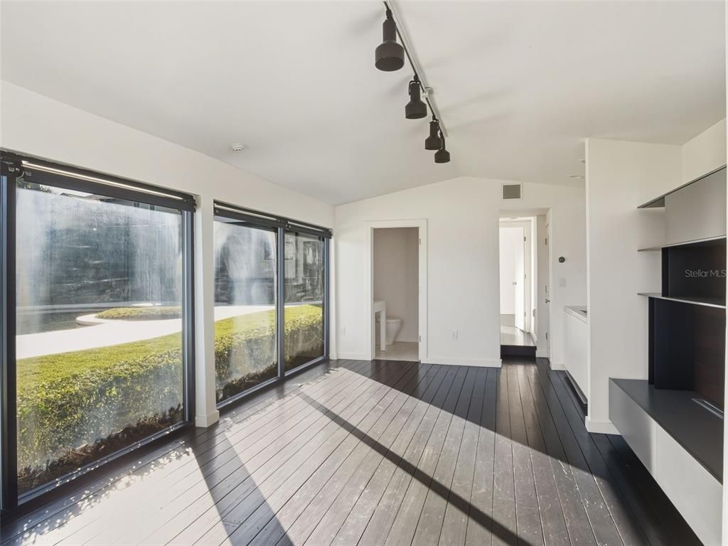 Empty room, Interior, Wood Texture Flooring